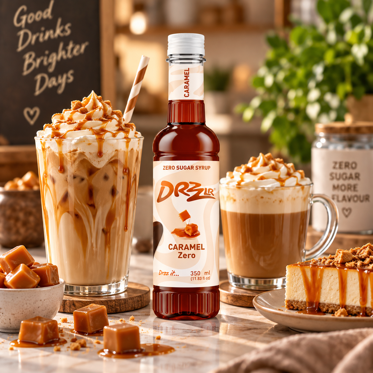 Drzzlr Caramel Zero Sugar syrup - 350 ml