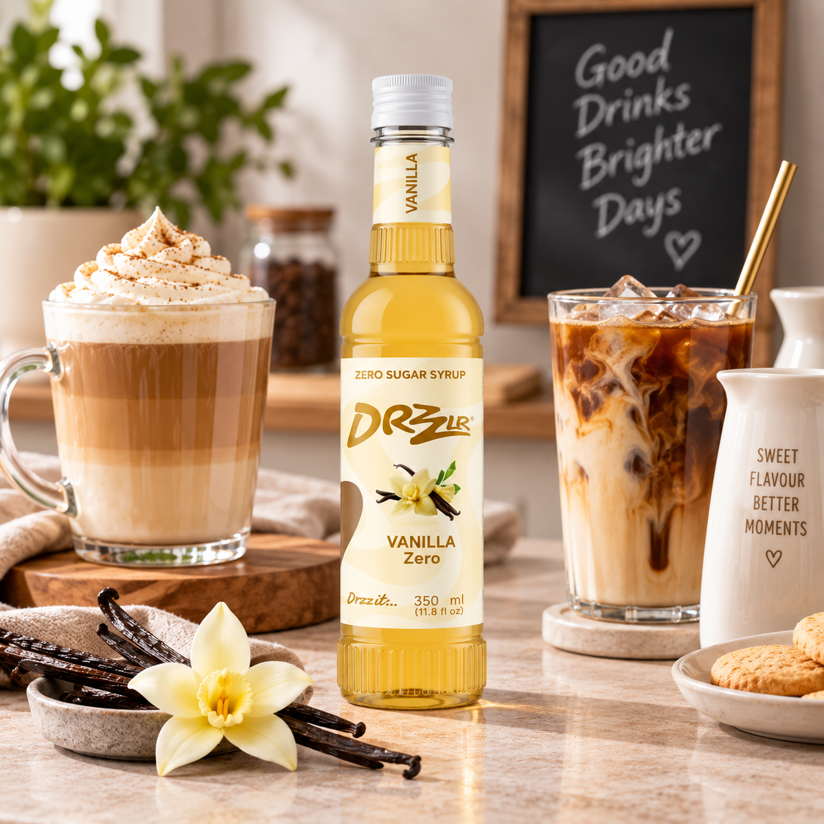 Drzzlr Vanilla Zero Sugar syrup - 350 ml
