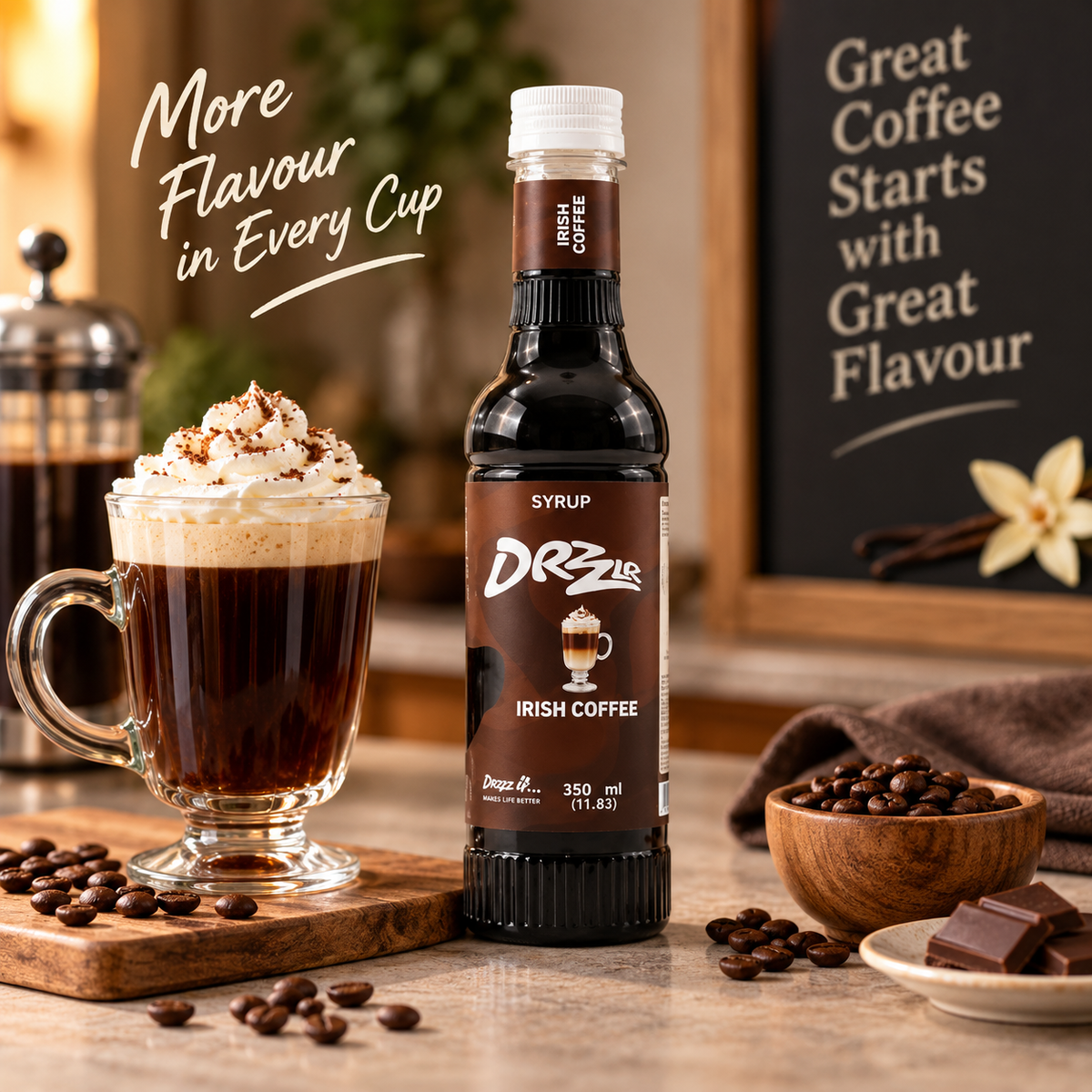 Drzzlr Irish Coffee Syrup – 350ml