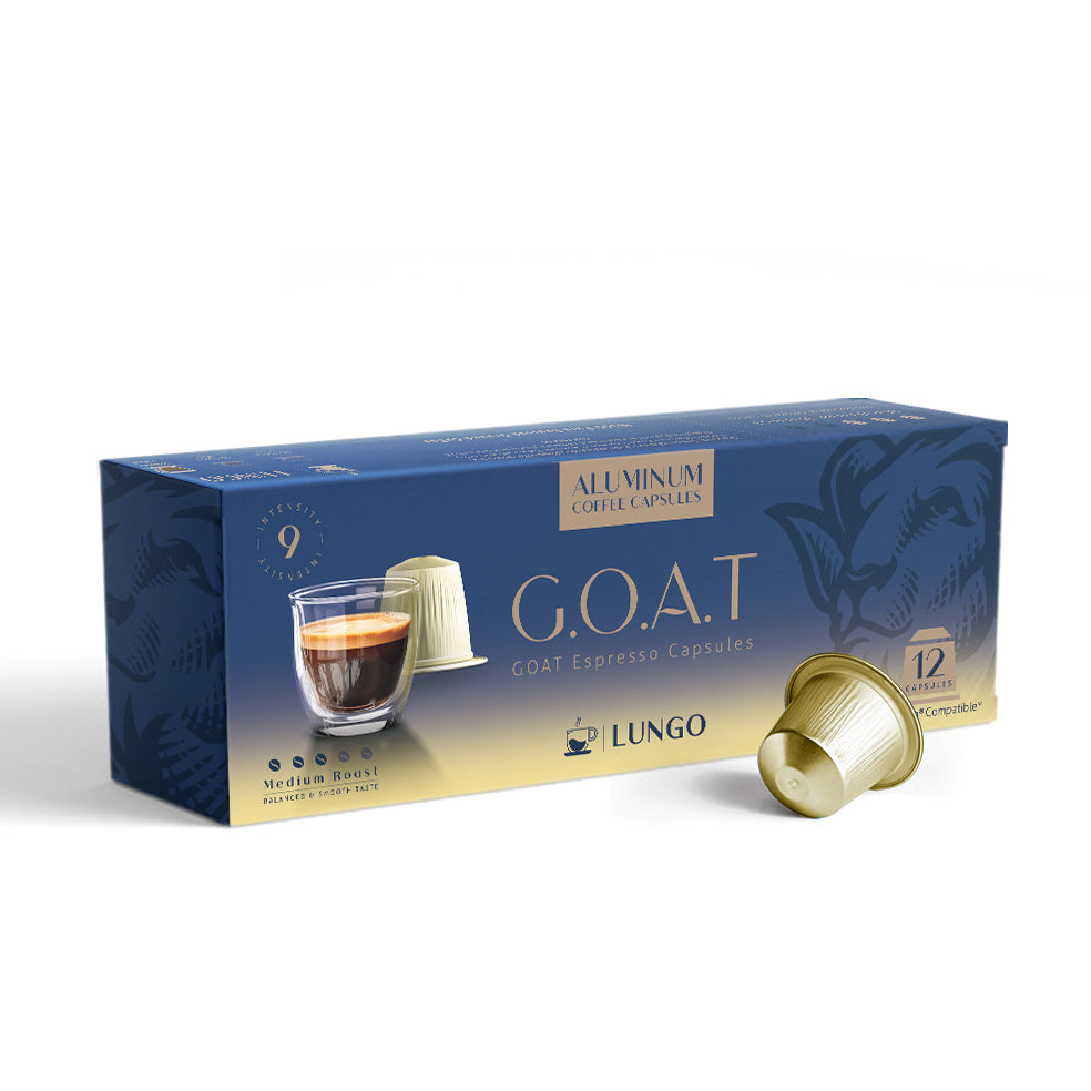 GOAT - Lungo - Nespresso Compatible - 12 Capsules