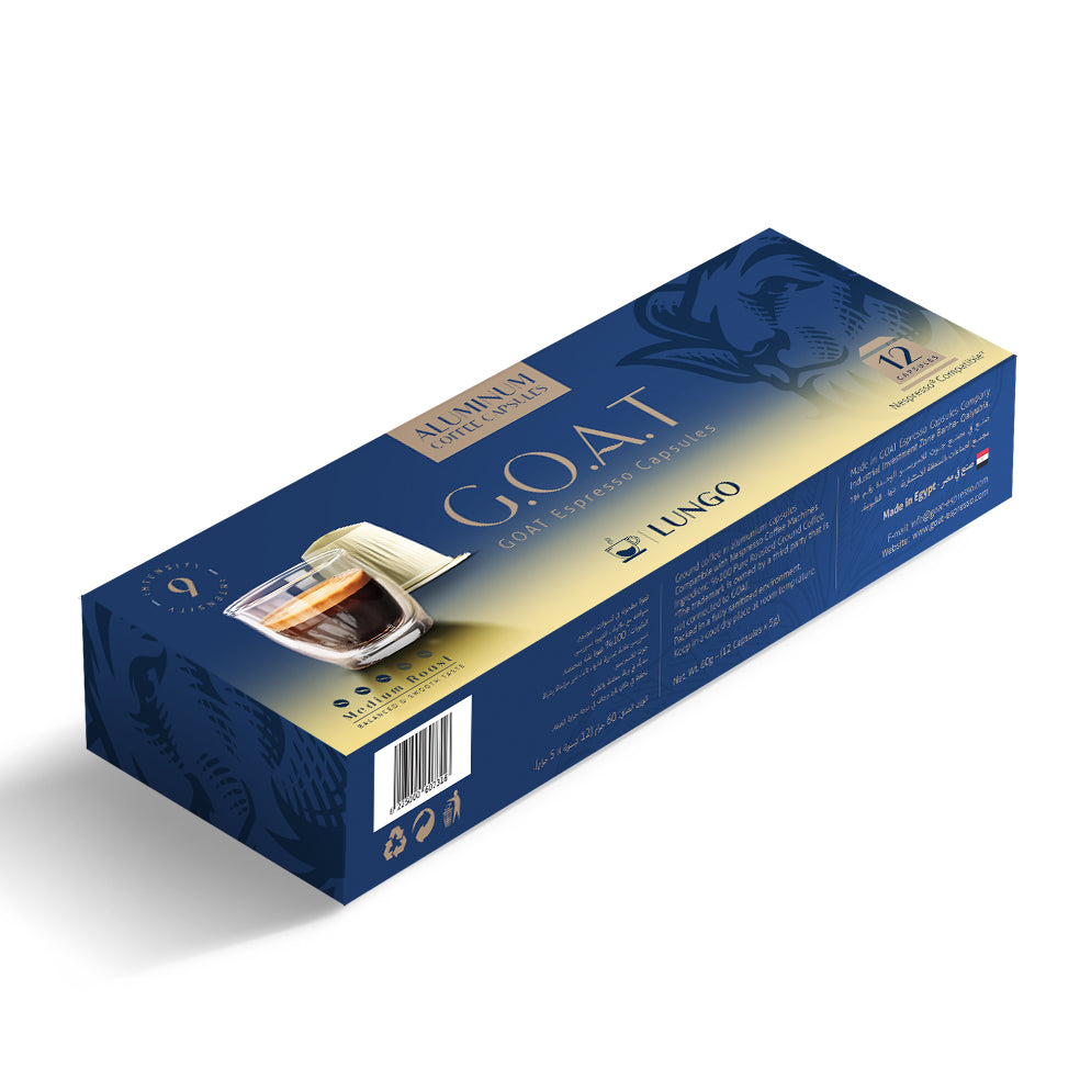 GOAT - Lungo - Nespresso Compatible - 12 Capsules