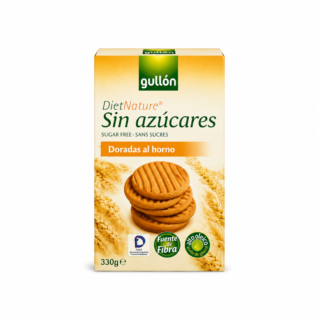 Gullón DietNature Sugar-Free Golden Baked Biscuits – 300 gm