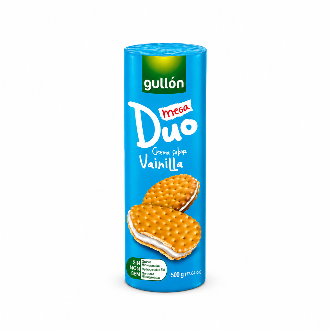 Gullón Mega Duo Vanilla Cream Biscuits – 500 gm