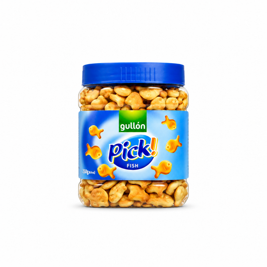 Gullon Mini Fish Crackers - 250 gm