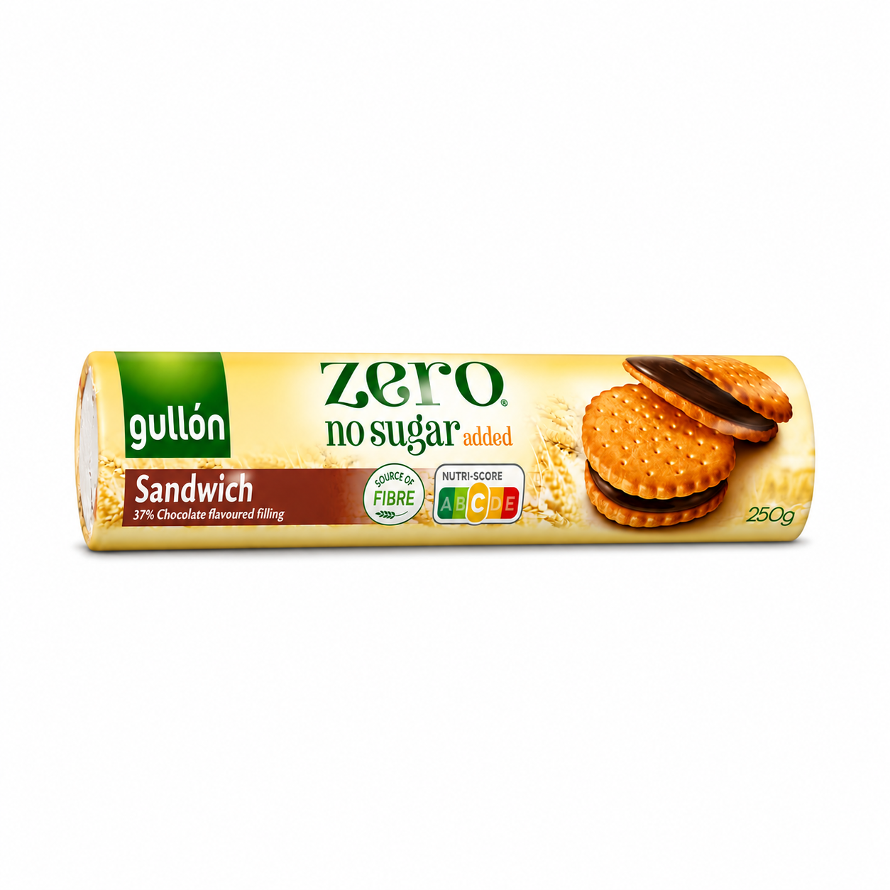Gullón Zero No Sugar Added Chocolate Sandwich Biscuits – 250  gm