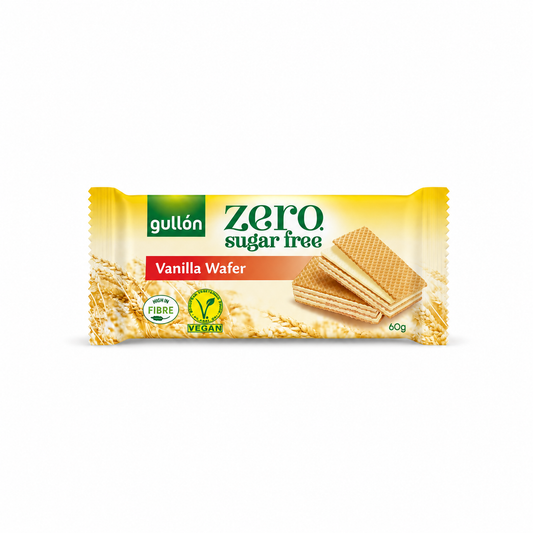Gullón Zero Sugar Free Vanilla Wafer – 60 gm