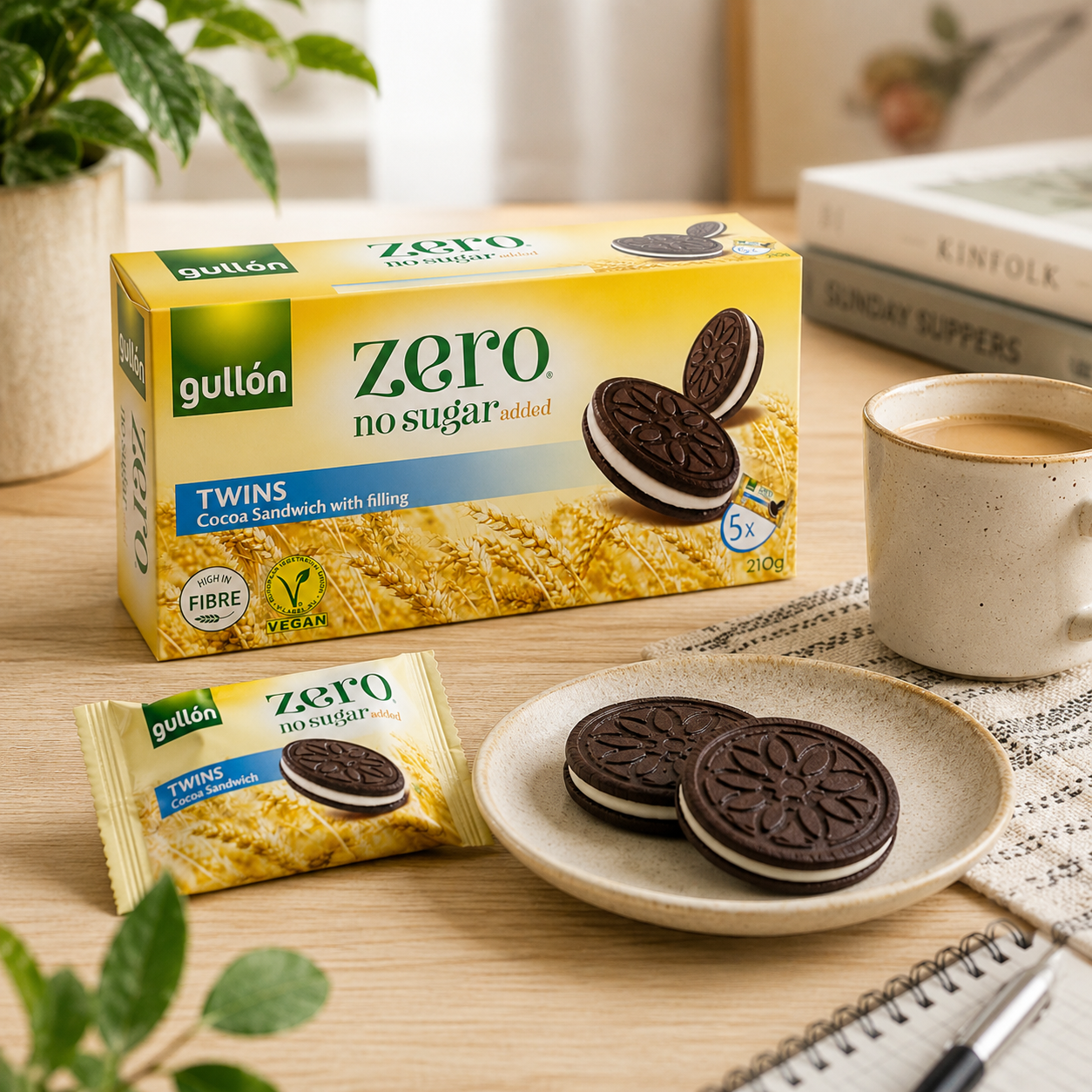 Gullón Zero Twins - Pack of 5  - 210 gm