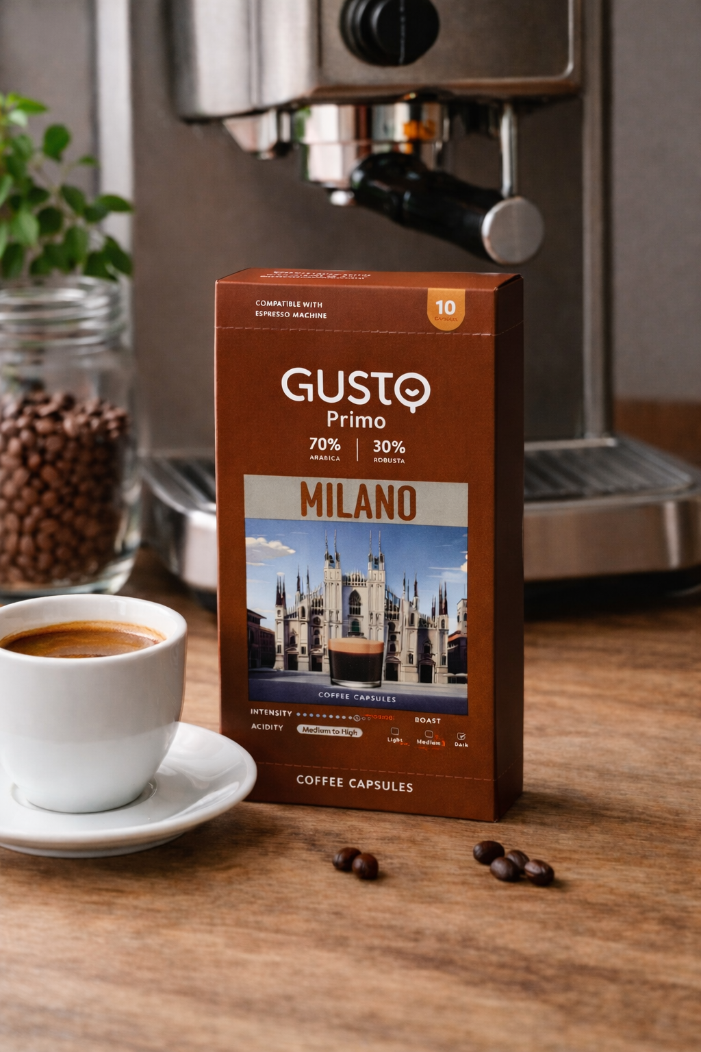 Gusto Primo Milano – Nespresso® Compatible -10 Capsules