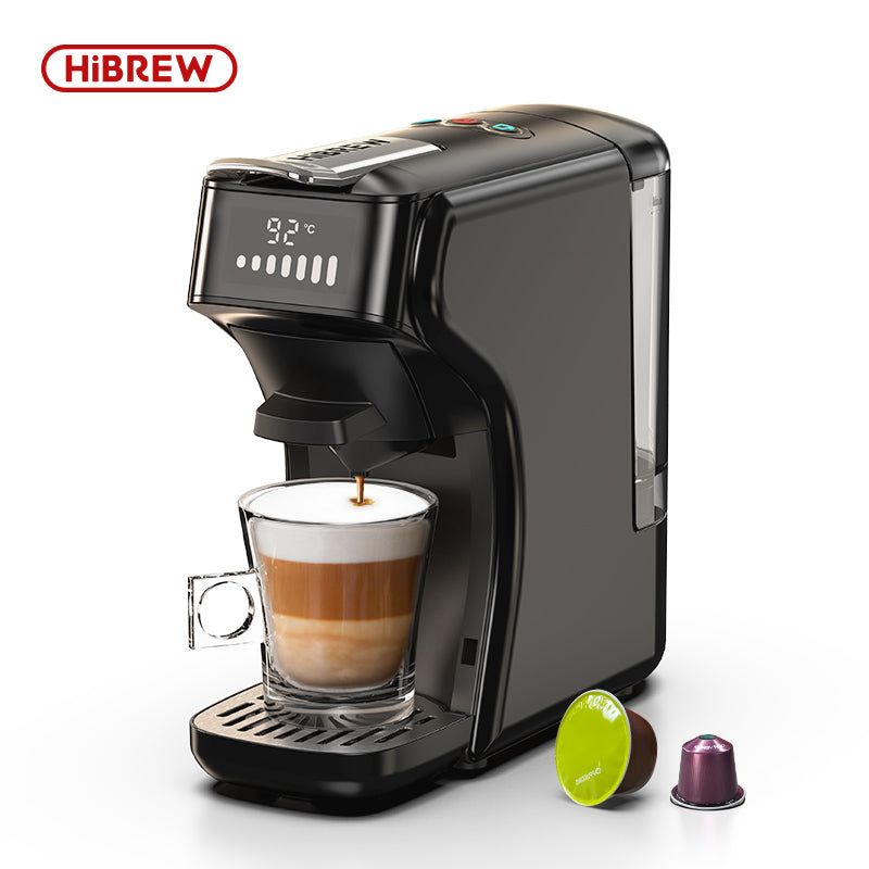 HiBREW H1B 6 in 1 Multi System Coffee Machine - Black