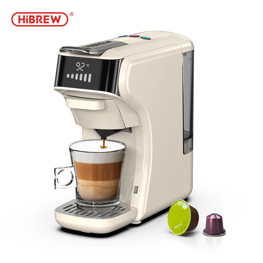 HiBREW H1B 6 in 1 Multi System Coffee Machine - Beige