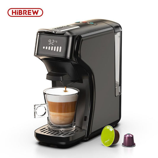 HiBREW H1B 6 in 1 Multi System Coffee Machine - Black