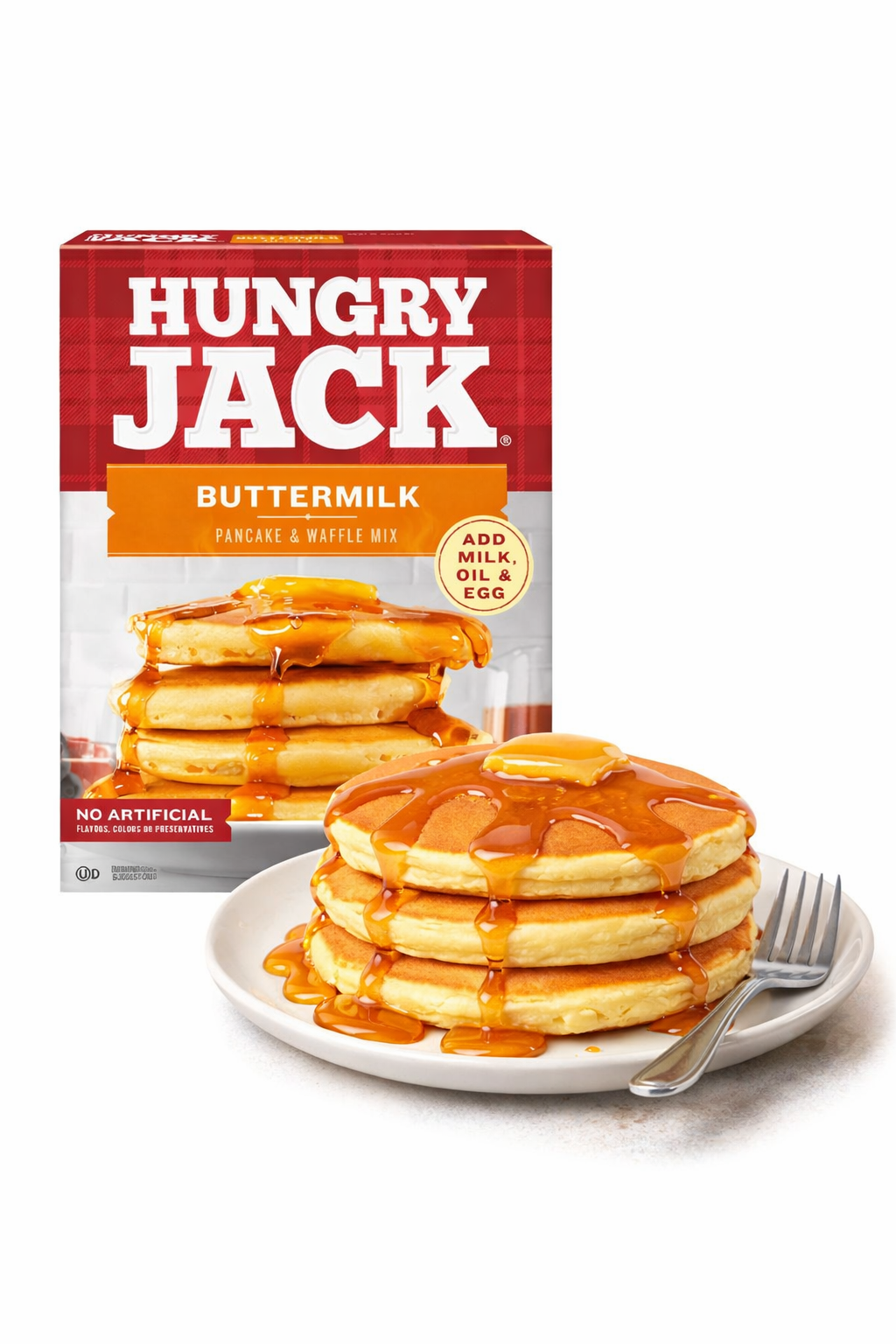 Hungry Jack Buttermilk Pancake & Waffle Mix - 907 g - Default Title - Image 2 | Handmade in Egypt