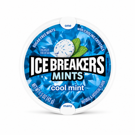 Ice Breakers Mints Cool Mint – Sugar Free Mints - 42 gm