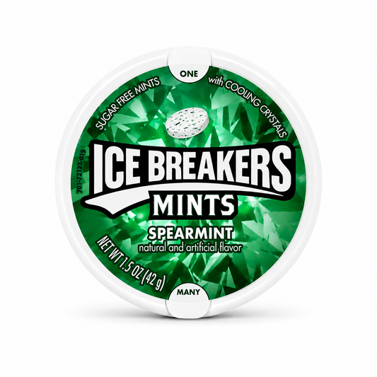 Ice Breakers Mints Spearmint Sugar Free Mints – 42 gm