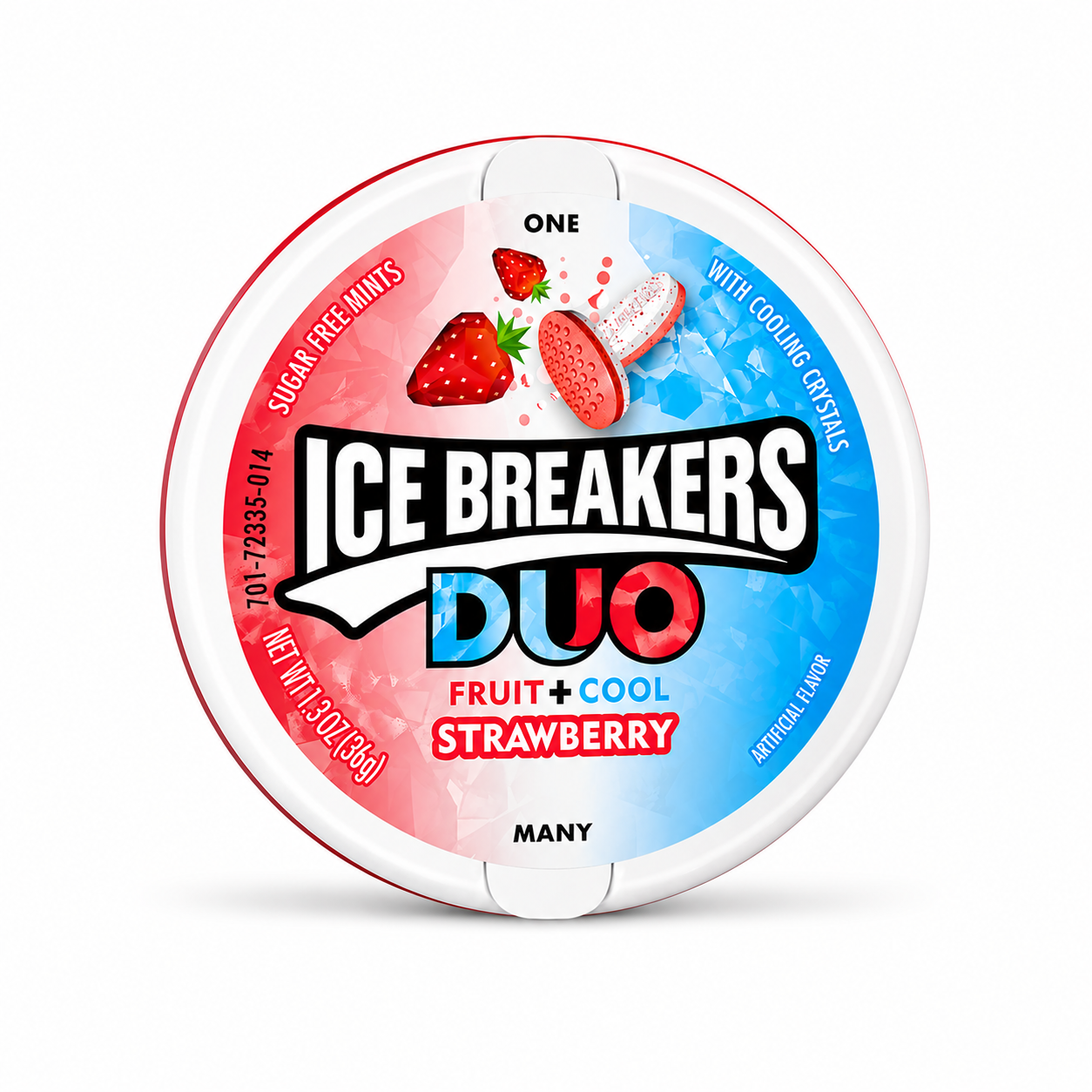 Ice Breakers DUO Fruit + Cool Strawberry Sugar Free Mints – 36 gm