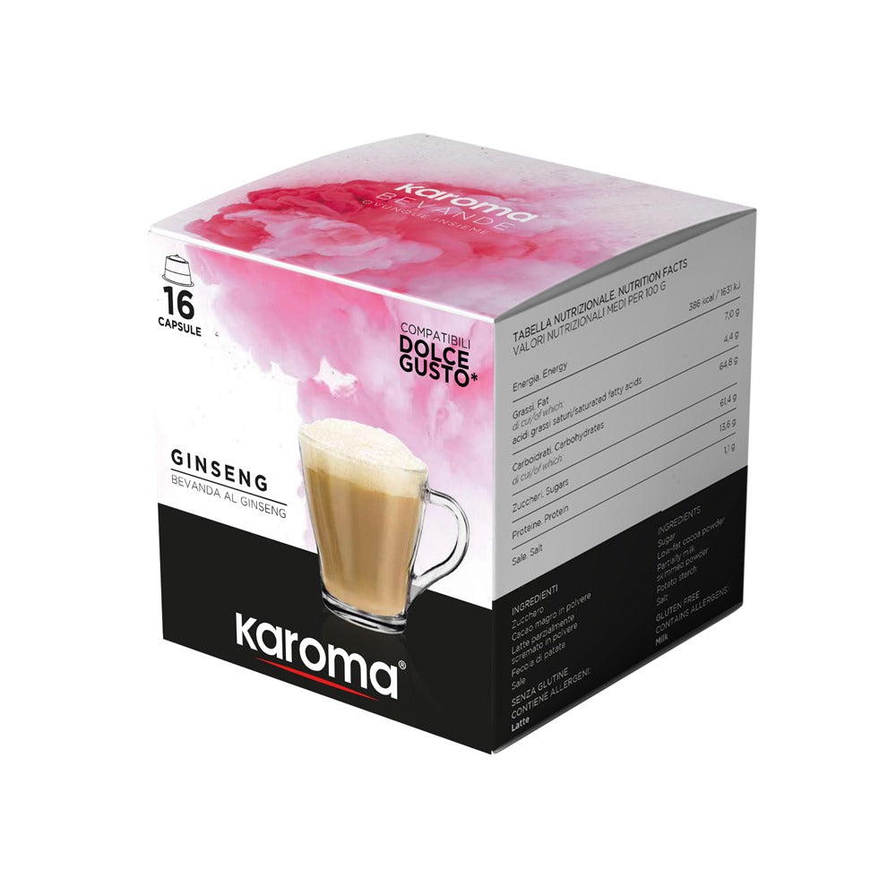 Karoma Dolce Gusto Ginseng Bevanda Al Ginseng -16 Capsules