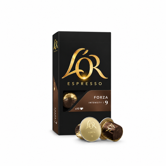 L'OR Aluminium Capsules Espresso Forza - 10 Capsules
