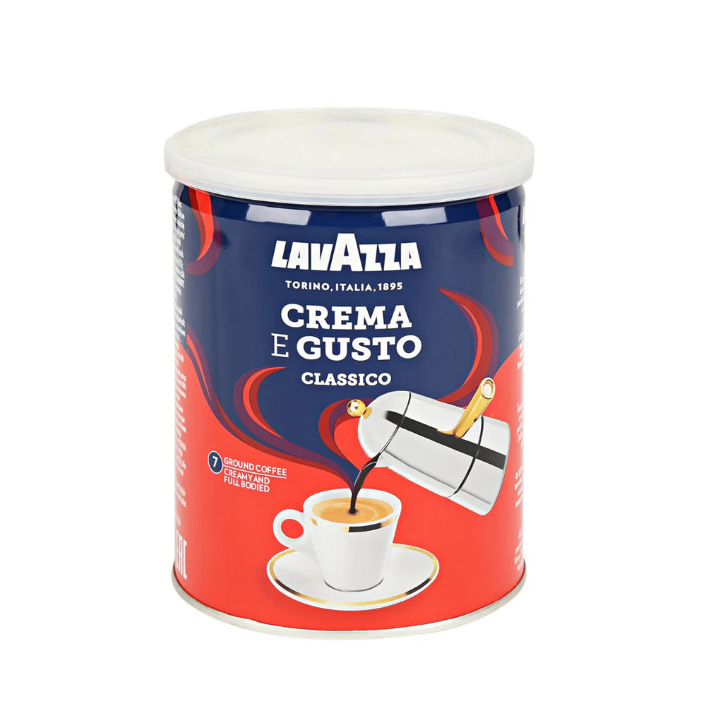 Lavazza  Crema E Gusto Classico ground coffee - Tin 250 gm