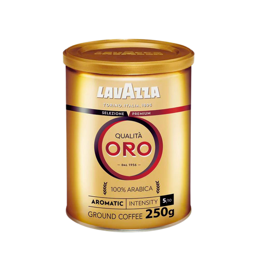 Lavazza Qualita Oro Ground Coffee - Tin 250 gm