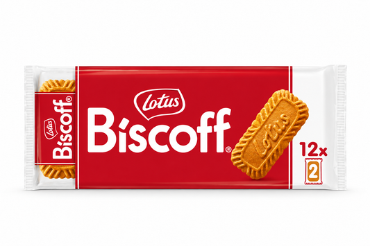 Lotus Biscoff Original Biscuits – 12 Packs × 2 (24 Biscuits) - 186 gm
