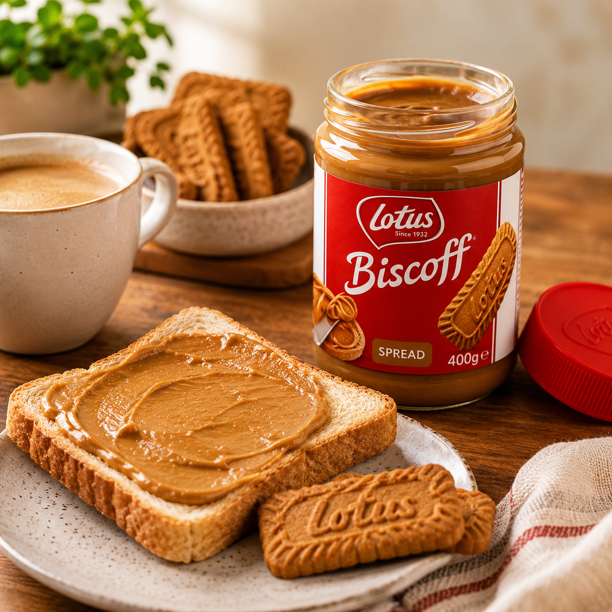 Lotus Biscoff Spread Creamy Cookie Butter – 400 gm