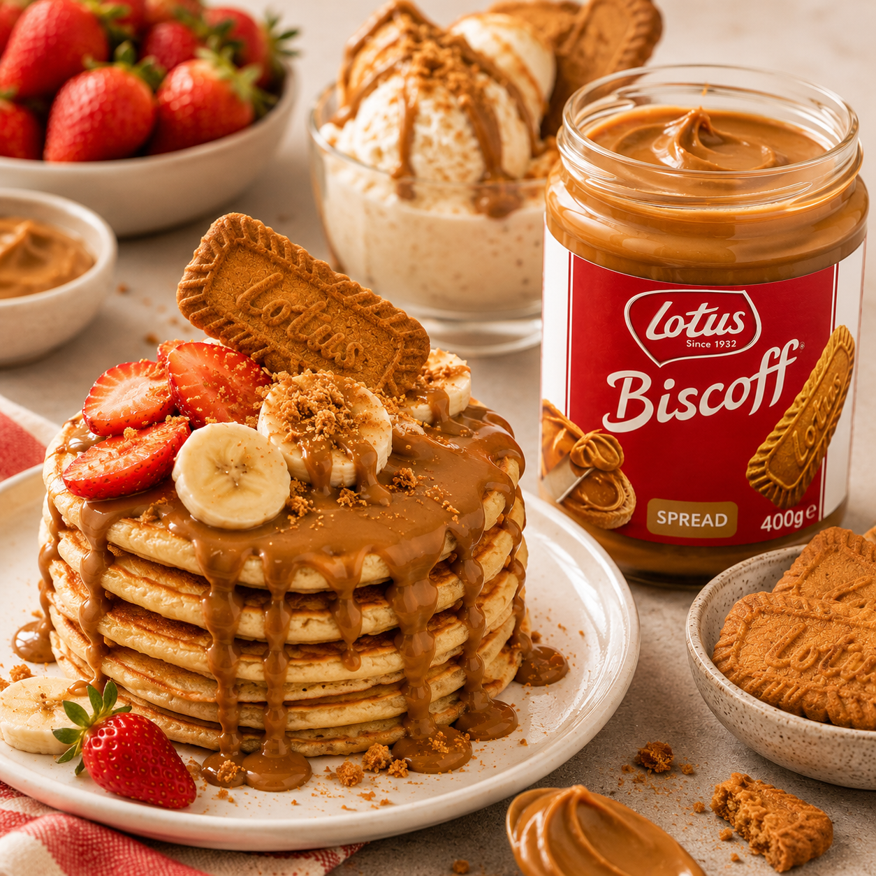 Lotus Biscoff Spread Creamy Cookie Butter – 400 gm