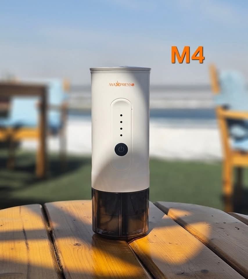 MaxxPresso Portable 2-in-1 Espresso Coffee Maker M4 - White