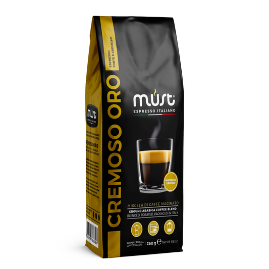 MUST Ground Roasted Coffee Cremoso Oro - 250 gm