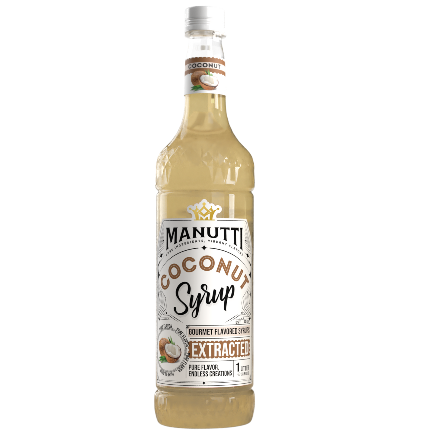 Manutti Coconut  Syrup  -  1 L