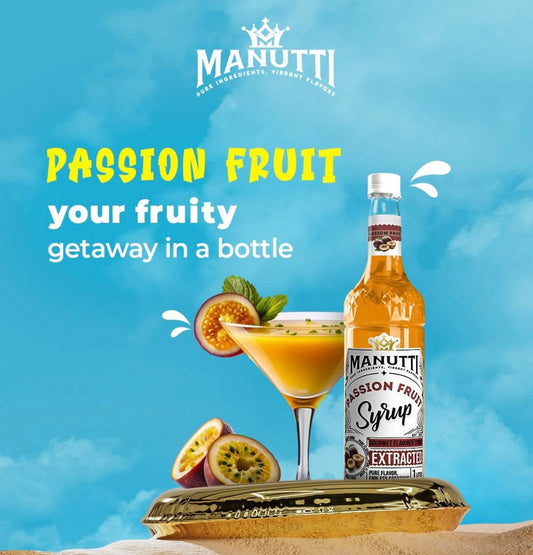 Manutti Passion Fruit  Syrup  -  1 L