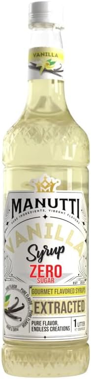 Manutti Vanilla Zero  Sugar -  1 L
