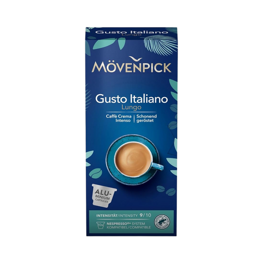 Movenpick Nespresso Compatible Gusto Italiano Lungo- 10 Capsules