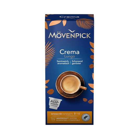 Movenpick Nespresso Compatible Crema Lungo- 10 Capsules