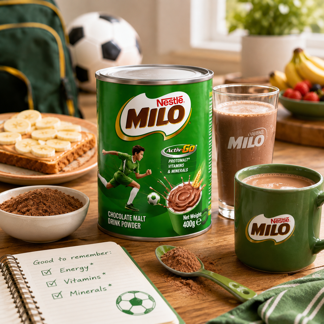 Nestle Milo Chocolate Malt Powder Mix - 400 gm