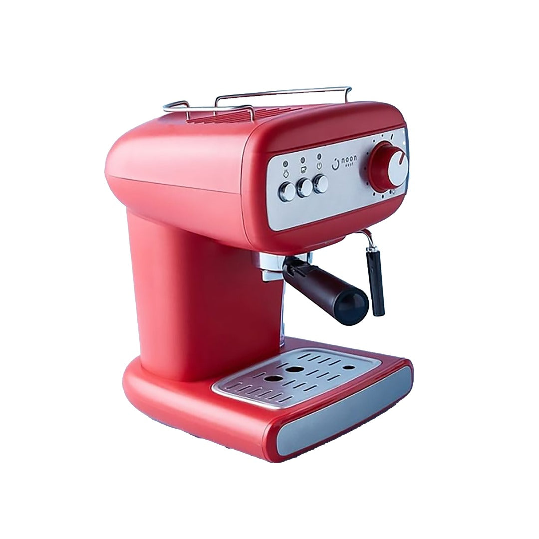 Noon Manual Espresso Coffee Machine - Red