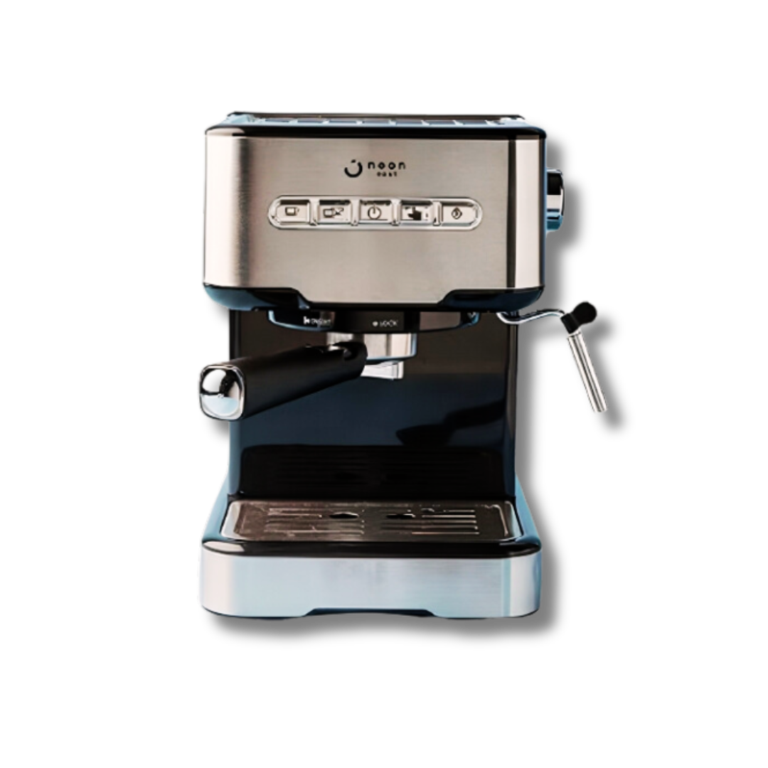 Noon Fully Automatic Espresso Coffee Machine - Black/Silver