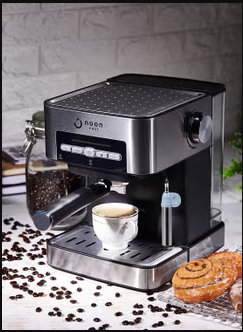 Machine Noon Noon Fully Automatic Espresso Coffee Machine - Black/Silver – The ...
