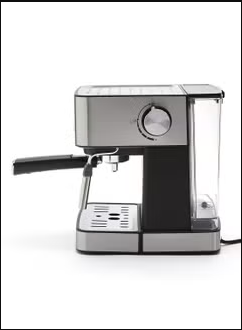 Noon Fully Automatic Espresso Coffee Machine - Black/Silver