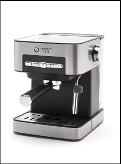 Machine Noon Noon Fully Automatic Espresso Coffee Machine - Black/Silver – The ...