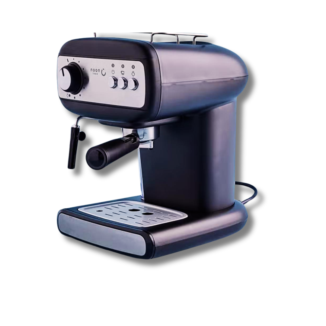 Noon Manual Espresso Coffee Machine - Black