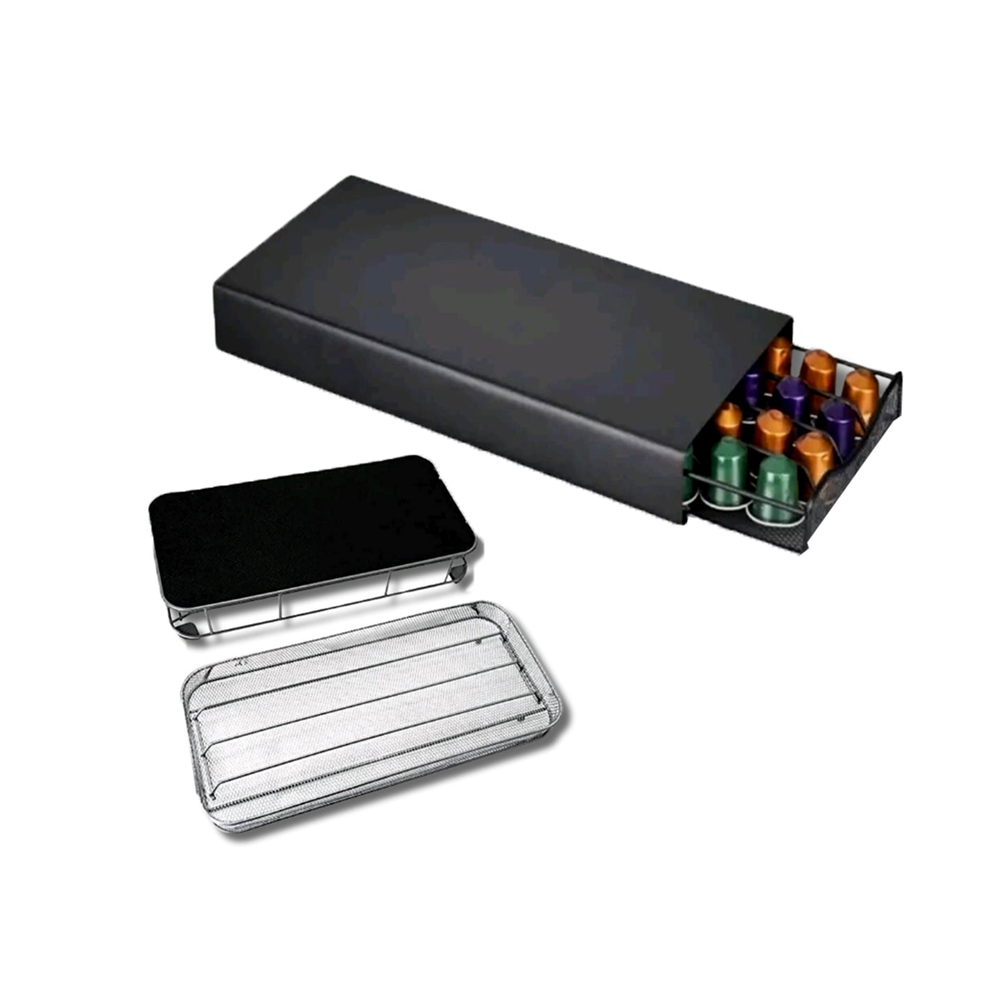 OASISWJ Nespresso Capsules Drawer (20*40 cm) -40 Capsules