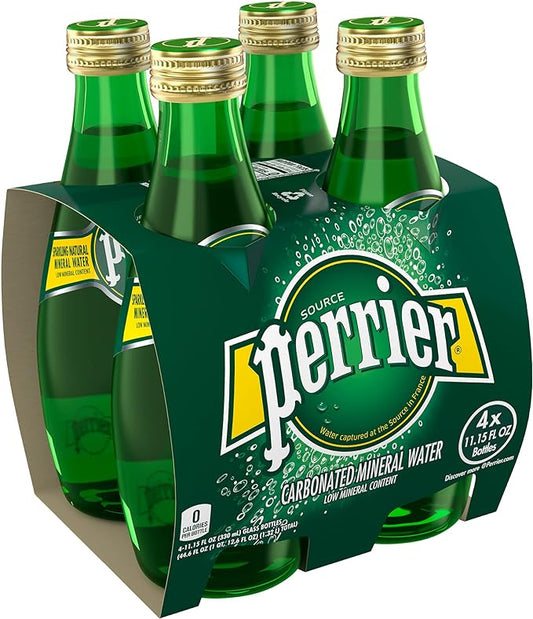 Perrier Sparkling Water Regular - 330 ml - Pack of 4