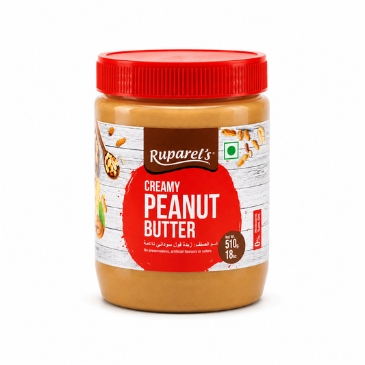 Ruparel's Creamy Peanut Butter - 510 gm