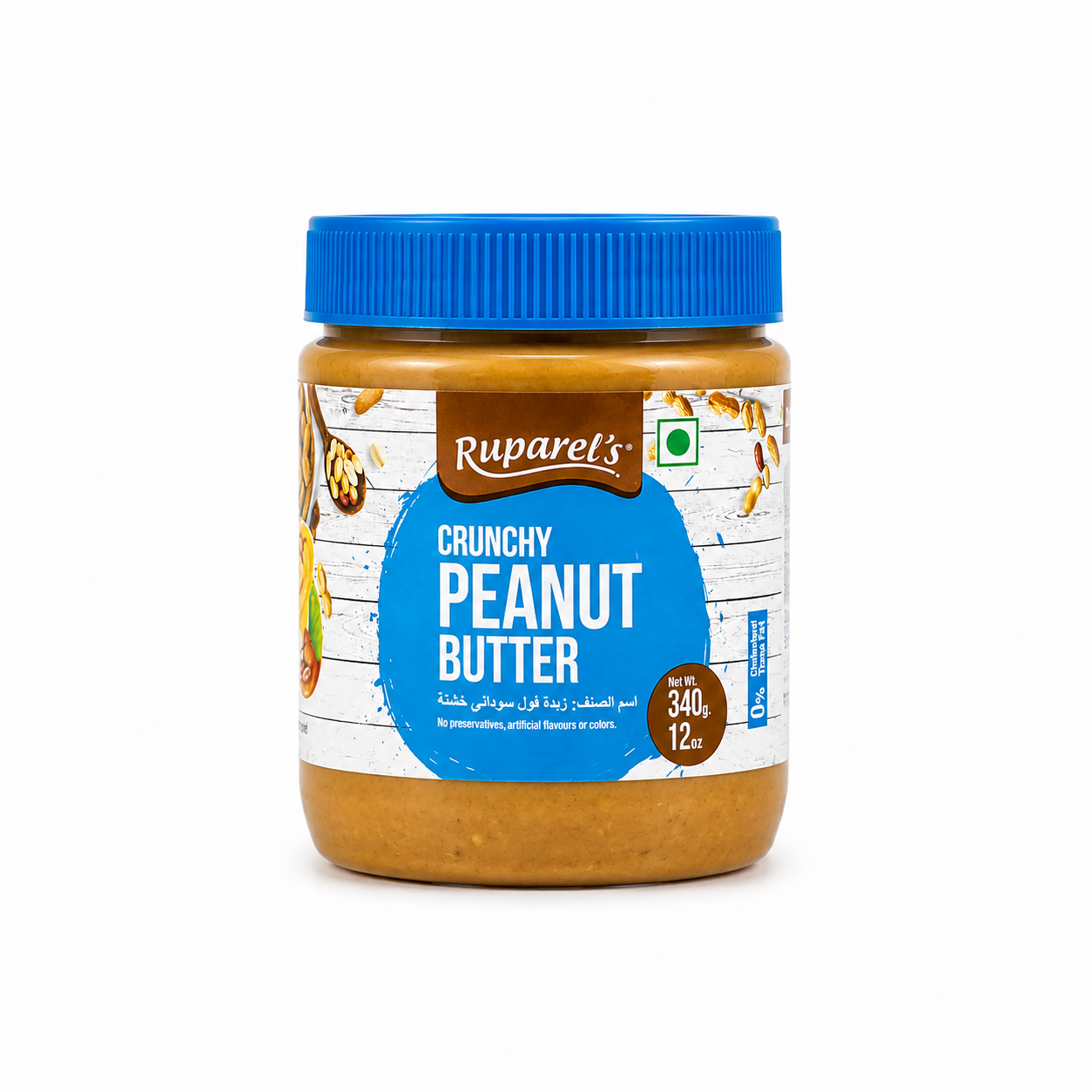 Ruparel's Crunchy Peanut Butter - 340 gm