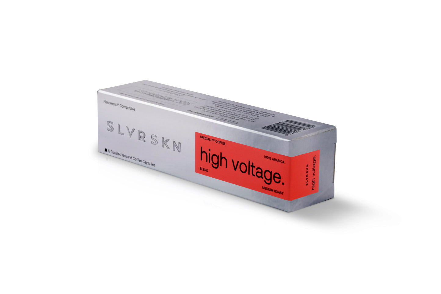 SLVRSKN  Nespresso compatible High Voltage- 5 Capsules