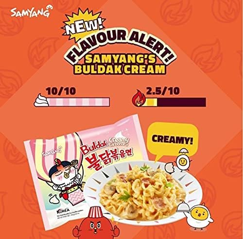 Samyang Hot Chicken Ramen Cream Carbonara Noodles 140g