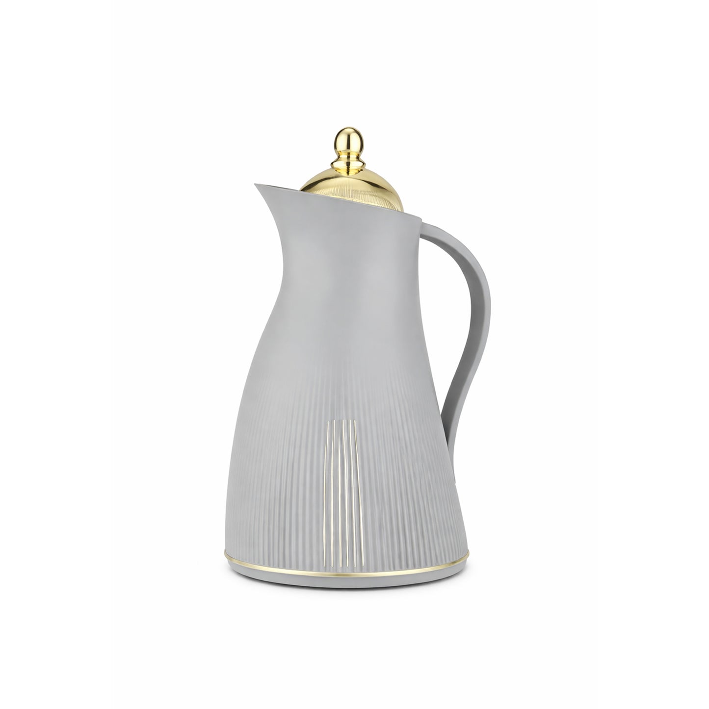 Vacuum Insulated Coffee & Tea Thermal Flask – 1L Thermos – Grey