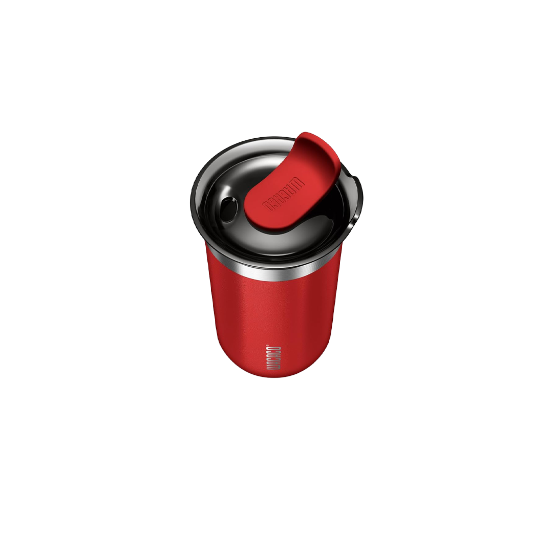 Wacaco Octaroma Lungo- Carmine Red Travel Mug -300 ml