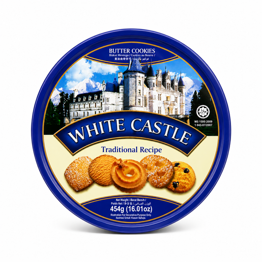 White Castle Classic  Butter Cookies Tin - 454 gm