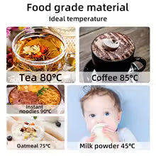 Yannice Stainless Steel Car Travel Mug – Heated Portable Coffee Cup (450 ml)